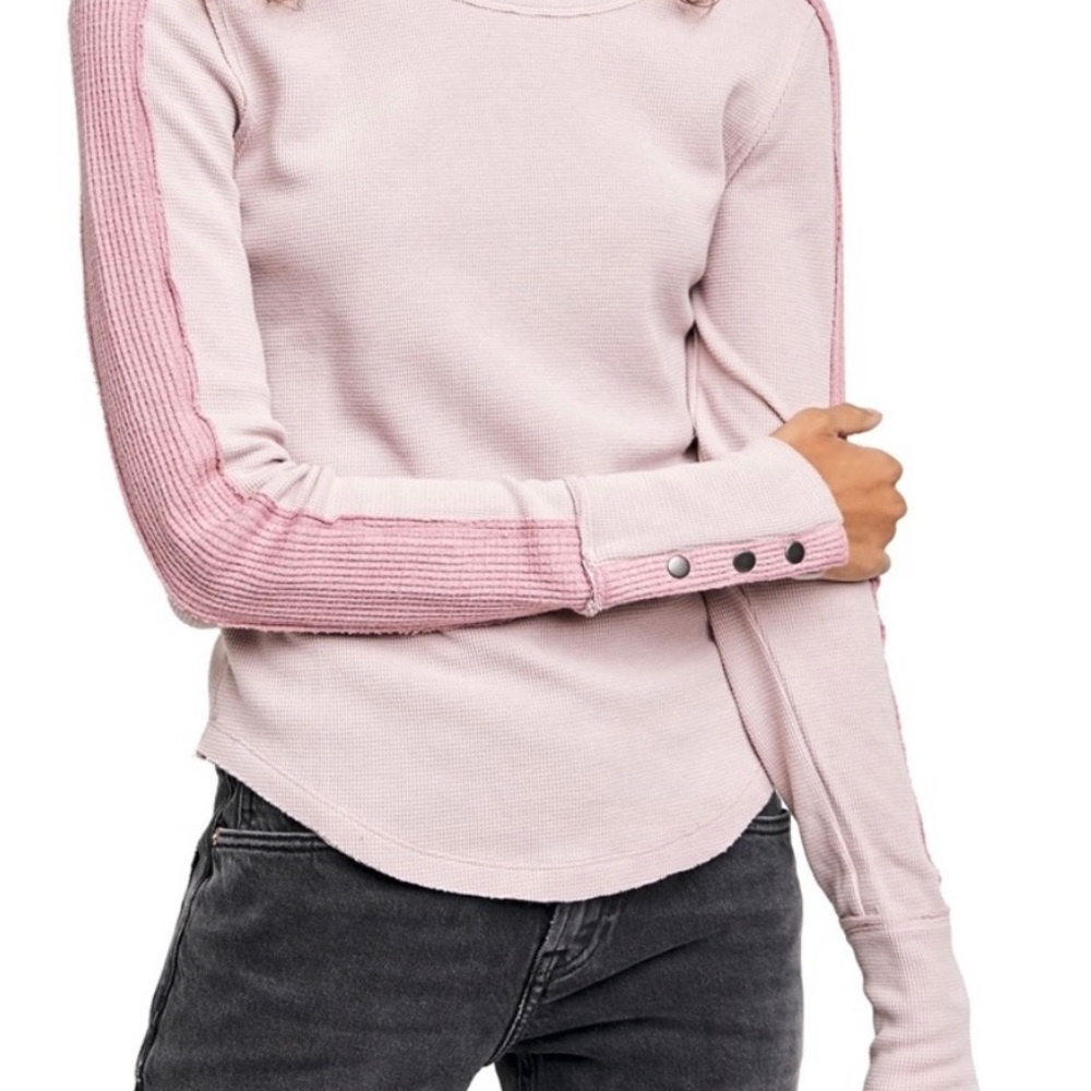 Free People Tasha Thermal Top L